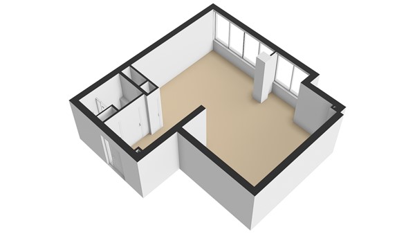 Floorplan - Bos en Lommerplantsoen 93G, 1055 AA Amsterdam